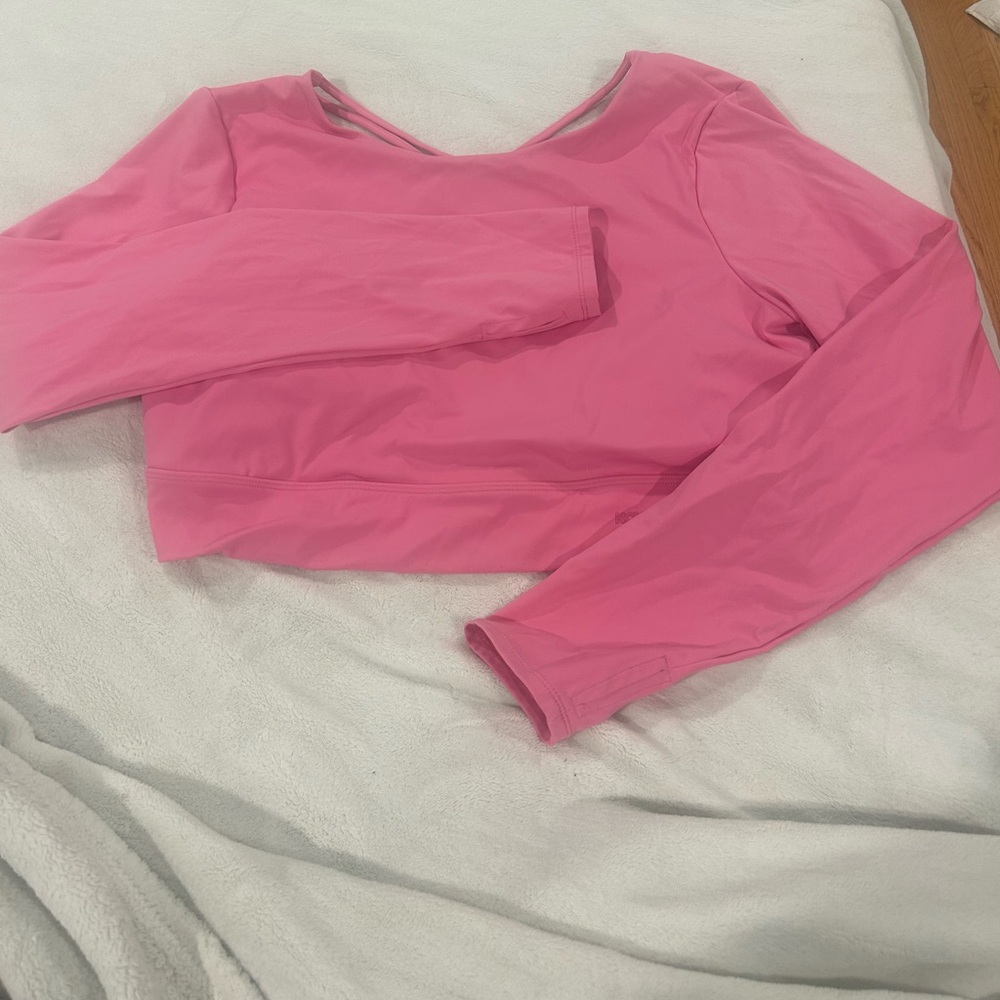 Plus Size Pink Workout Crop Top Fashion Nova Open Criss Cross Back